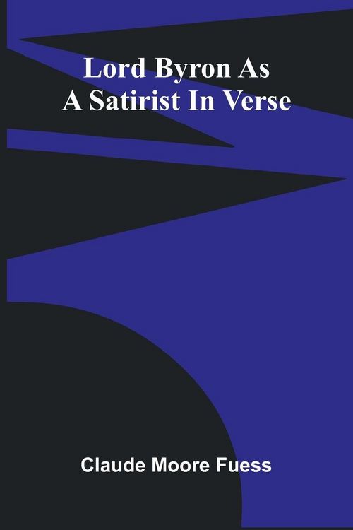 Produktbild: Lord Byron As A Satirist In Verse