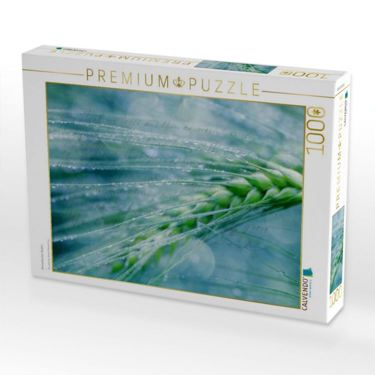 Produktbild: CALVENDO Puzzle Romantischer Weizen | 1000 Teile Lege-Gr&ouml;&szlig;e 64x48cm Foto-Puzzle f&uuml;r gl&uuml;ckliche Stunden