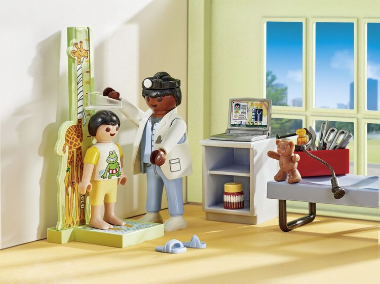 Produktbild: PLAYMOBIL 71619 Kinderarzt mit Teddyb&auml;r