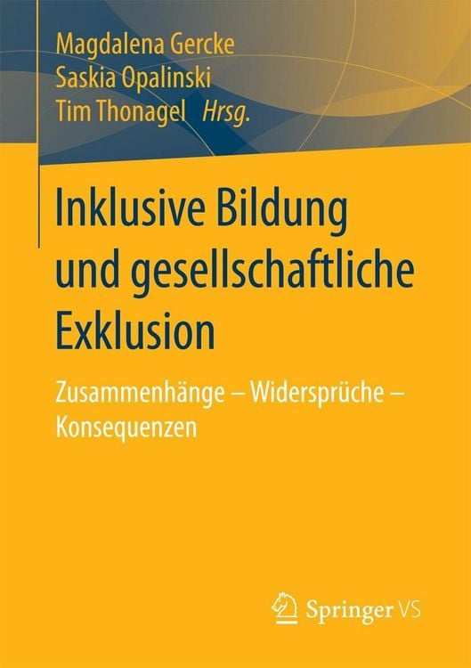 Produktbild: Inklusive Bildung und gesellschaftliche Exklusion
