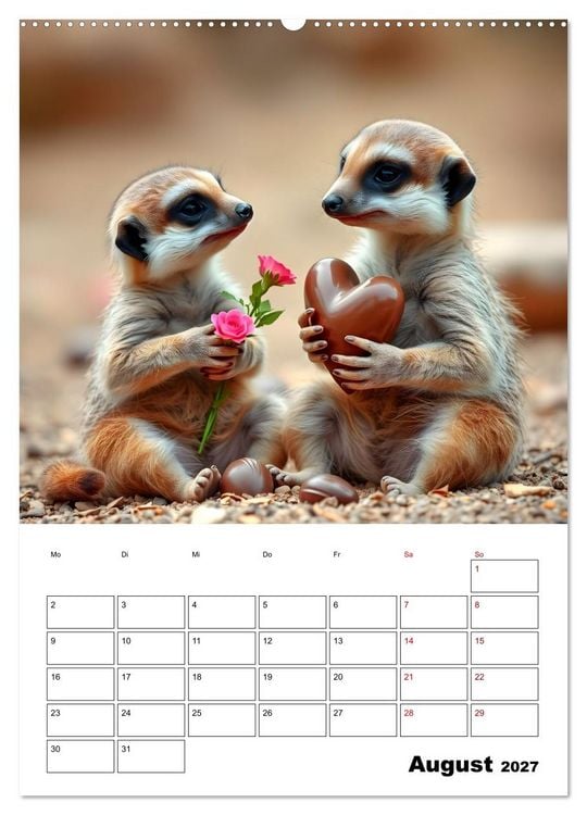 Produktbild: Die leisen Stimmen der Tiere (hochwertiger Premium Wandkalender 2027 DIN A2 hoch), Kunstdruck in Hochglanz