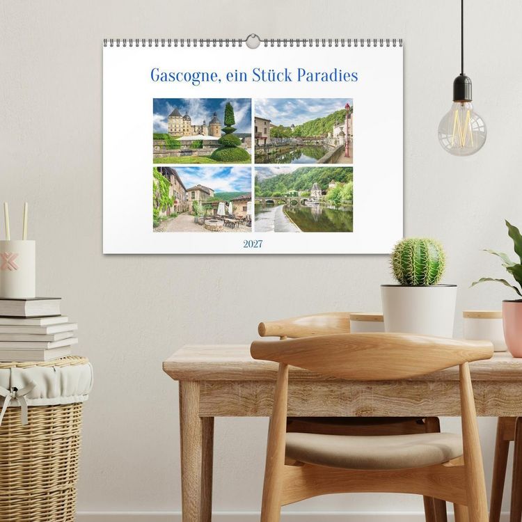 Produktbild: Gascogne, ein St&uuml;ck Paradies (Wandkalender 2027 DIN A3 quer), CALVENDO Monatskalender