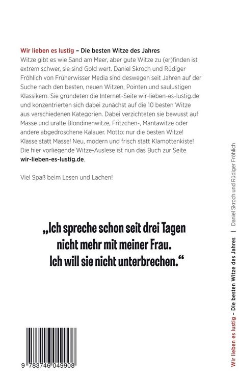 Produktbild: Wir lieben es lustig