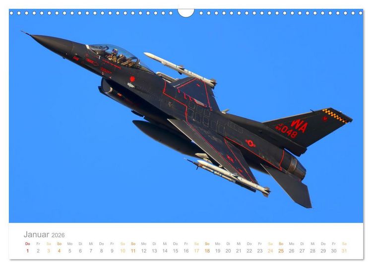 Produktbild: VIPER ACTION - F-16 FIGHTING FALCON (Wandkalender 2026 DIN A3 quer), CALVENDO Monatskalender