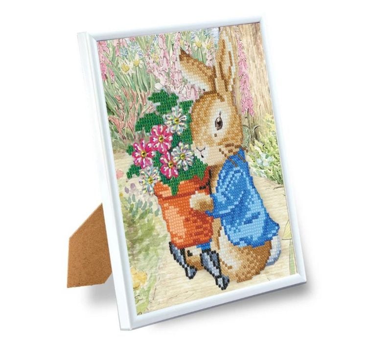 Produktbild: Craft Buddy CAM-PRBT01 - Peter Rabbit, Crystal Art Frame Kit 21x25cm
