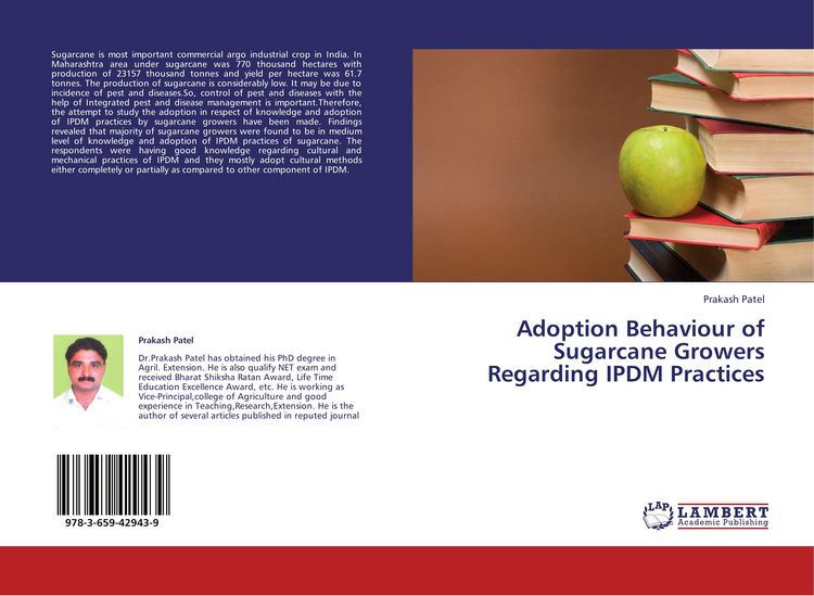 Produktbild: Adoption Behaviour of Sugarcane Growers Regarding IPDM Practices