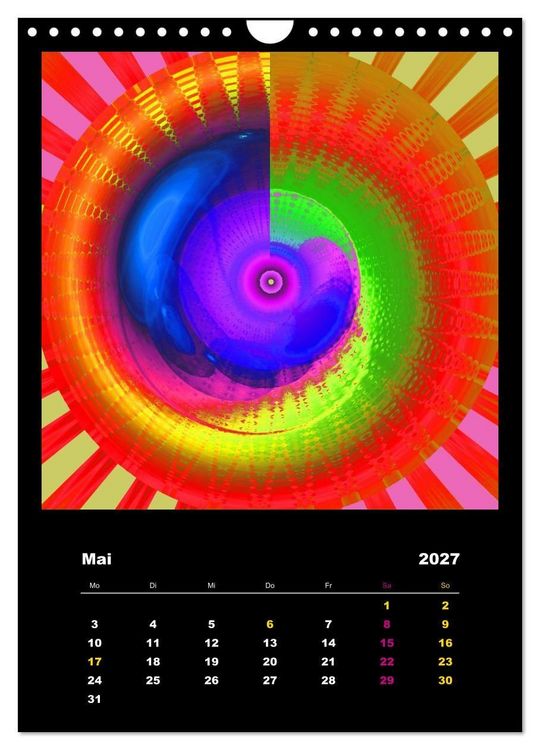 Produktbild: Energie-Spiralen 2027 (Wandkalender 2027 DIN A4 hoch), CALVENDO Monatskalender