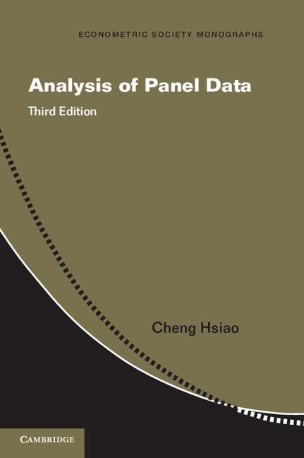 Produktbild: Analysis of Panel Data