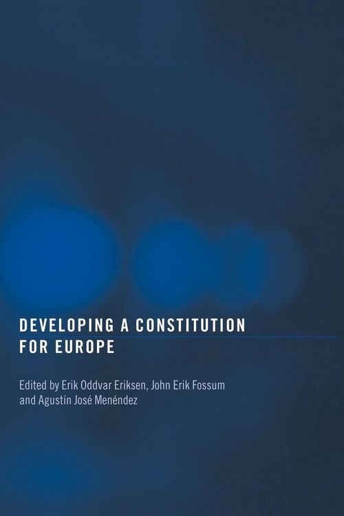 Produktbild: Developing a Constitution for Europe