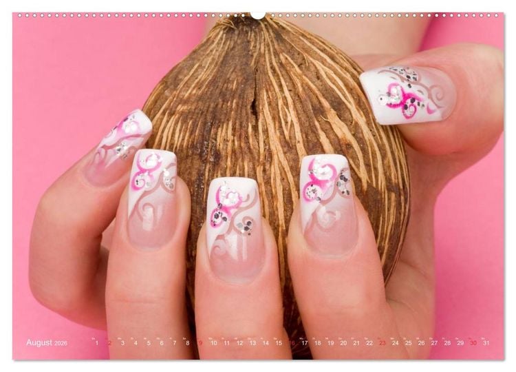 Produktbild: Verg&auml;ngliche Kunst - Nailart Episode 1 (Wandkalender 2026 DIN A2 quer), CALVENDO Monatskalender