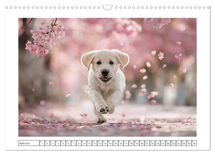 Produktbild: Labrador Liebe (Wandkalender 2027 DIN A3 quer), CALVENDO Monatskalender