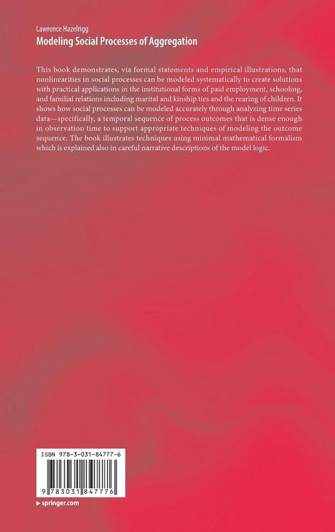 Produktbild: Modeling Social Processes of Aggregation