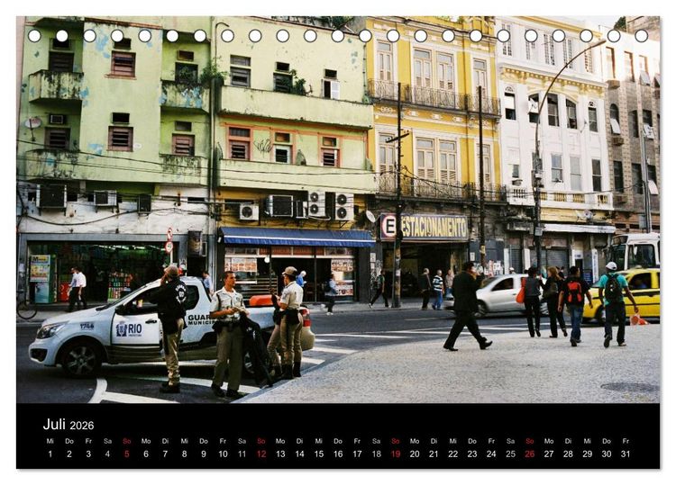 Produktbild: Rio de Janeiro dazwischen - in between (Tischkalender 2026 DIN A5 quer), CALVENDO Monatskalender