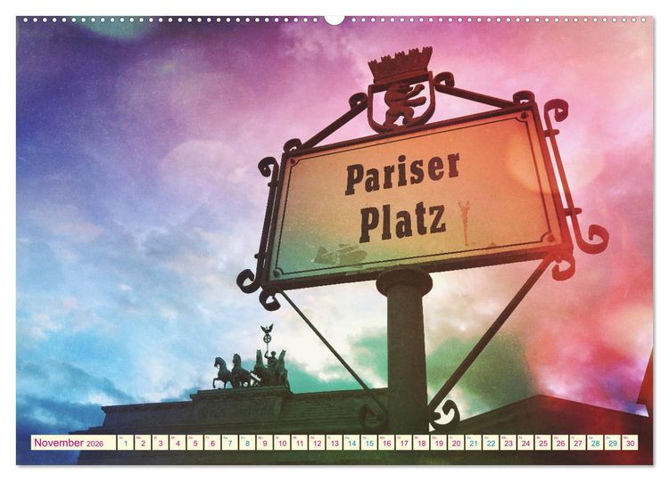 Produktbild: Berlin megacool (Wandkalender 2026 DIN A2 quer), CALVENDO Monatskalender