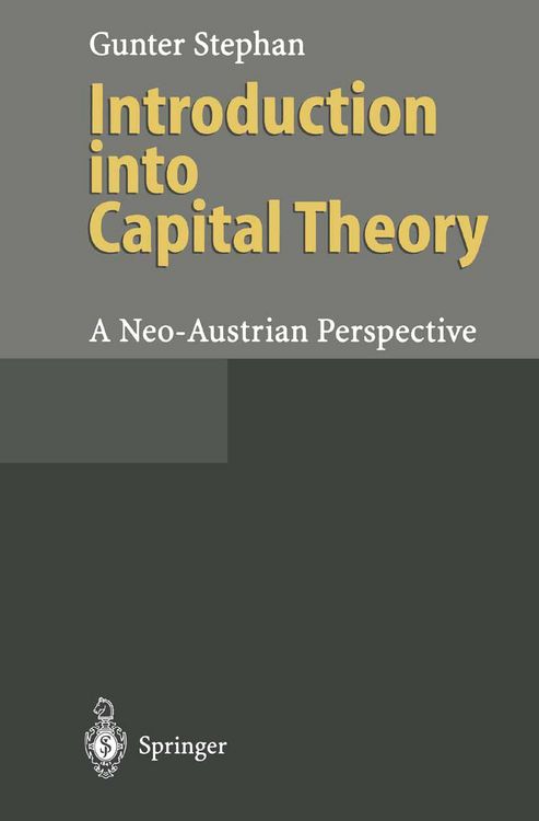 Produktbild: Introduction into Capital Theory
