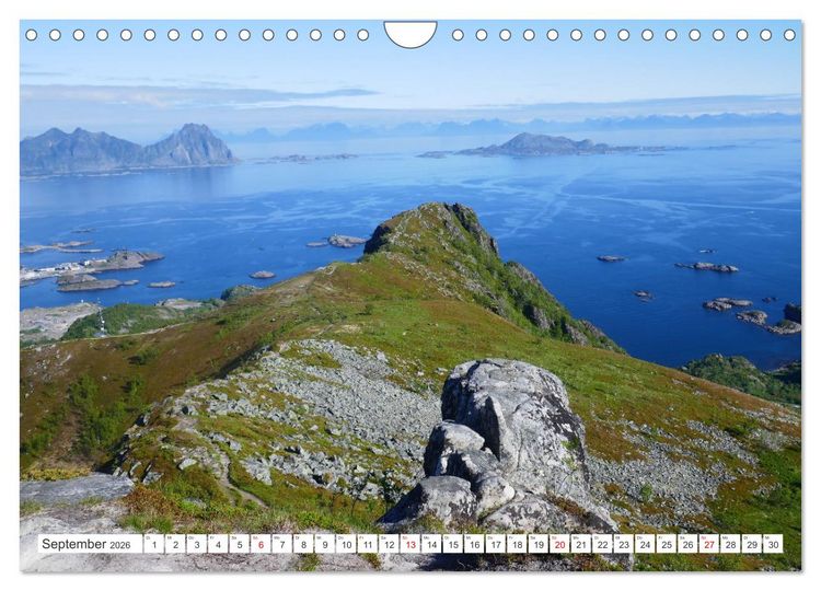 Produktbild: Norwegen - Unterwegs auf den Lofoten (Wandkalender 2026 DIN A4 quer), CALVENDO Monatskalender