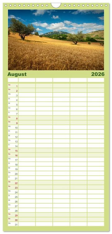 Produktbild: Familienplaner 2026 - San Marino Die &auml;lteste Republik der Welt mit 5 Spalten (Wandkalender, 21 x 45 cm) CALVENDO