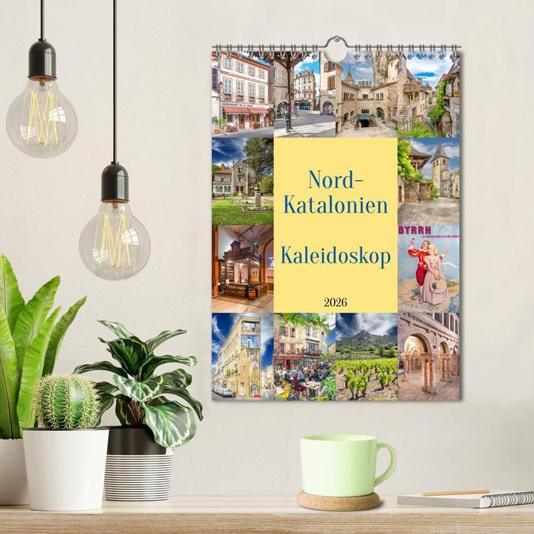 Produktbild: Nordkatalonien Kaleidoskop (Wandkalender 2026 DIN A4 hoch), CALVENDO Monatskalender