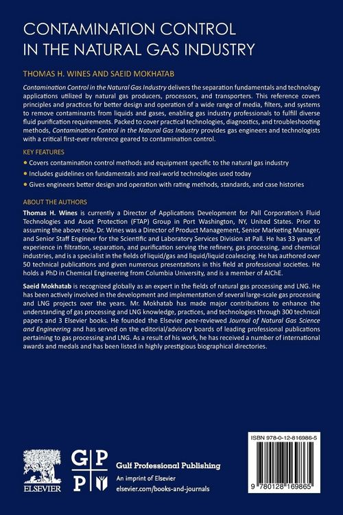 Produktbild: Contamination Control in the Natural Gas Industry
