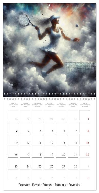 Produktbild: POPULAR USA SPORTS (Wall Calendar 2026 12 &times; 12 Inch) CALVENDO 12 Month Wall Calendar