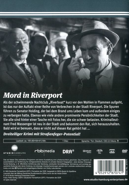 Produktbild: Mord in Riverport (DDR TV-Archiv)