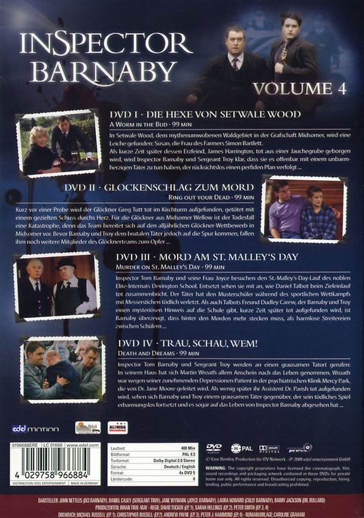 Produktbild: Inspector Barnaby Vol. 4 [4 DVDs]