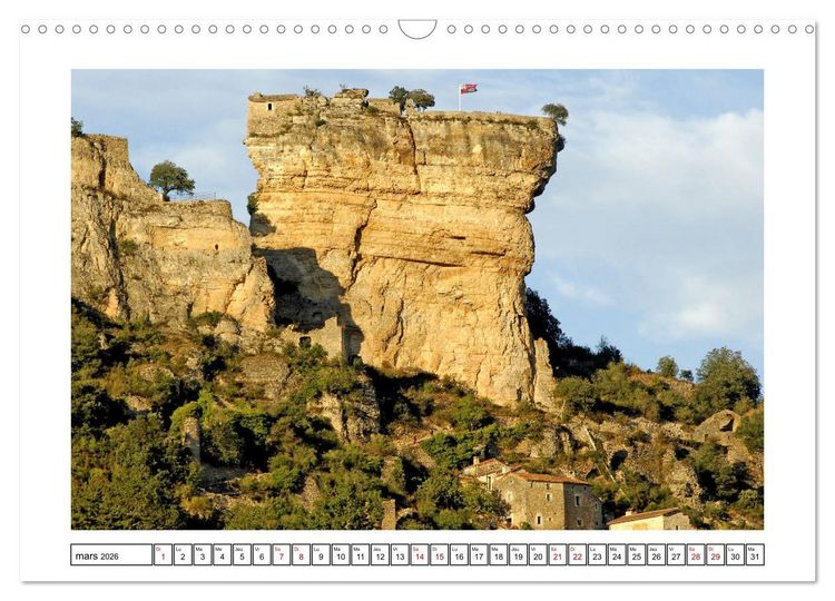 Produktbild: Ch&acirc;teaux OCCITANIE (Calendrier mural 2026 DIN A3 vertical), CALVENDO calendrier mensuel