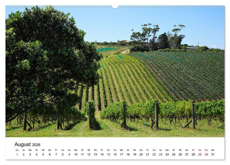 Produktbild: Auckland und Umgebung 2026 (hochwertiger Premium Wandkalender 2026 DIN A2 quer), Kunstdruck in Hochglanz