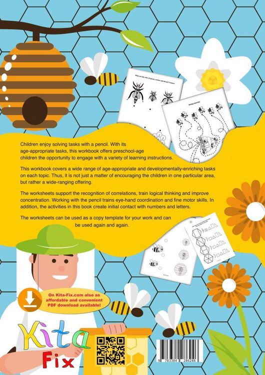 Produktbild: Workbook The Life of the Honey Bee with 50 Worksheets