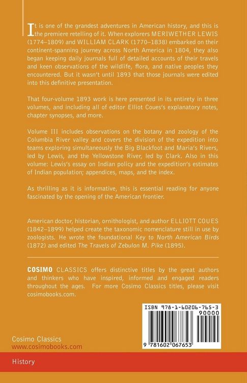 Produktbild: History of the Expedition Under the Command of Lewis and Clark, Vol.3