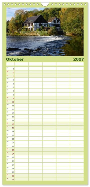 Produktbild: Familienplaner 2027 - Solinger Bilderbogen 2027 mit 5 Spalten (Wandkalender, 21 x 45 cm) CALVENDO
