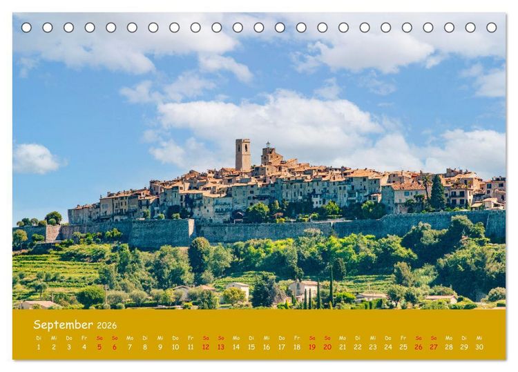 Produktbild: Quer durch S&uuml;dfrankreich (Tischkalender 2026 DIN A5 quer), CALVENDO Monatskalender