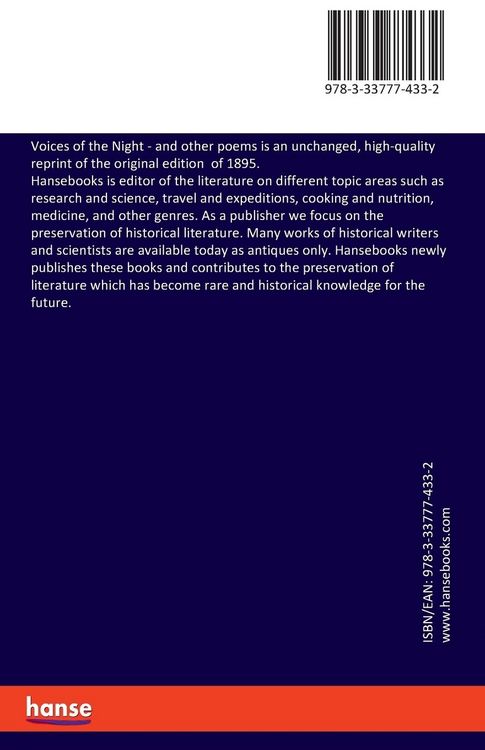 Produktbild: Voices of the Night