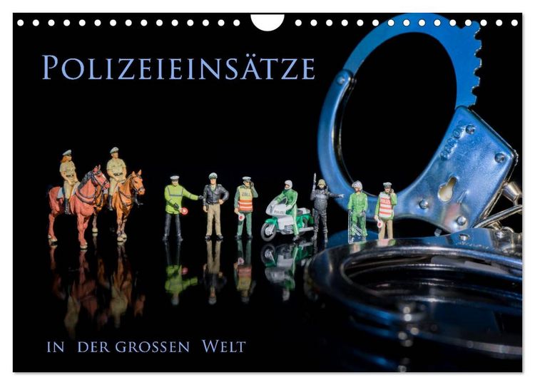 Produktbild: Polizeieins&auml;tze, in der gro&szlig;en Welt (Wandkalender 2026 DIN A4 quer), CALVENDO Monatskalender