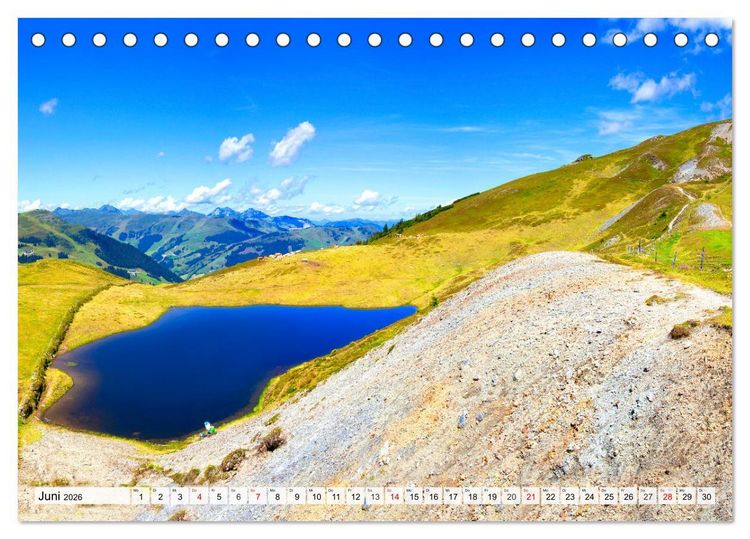 Produktbild: Gr&uuml;&szlig;e aus Hinterglemm (Tischkalender 2026 DIN A5 quer), CALVENDO Monatskalender