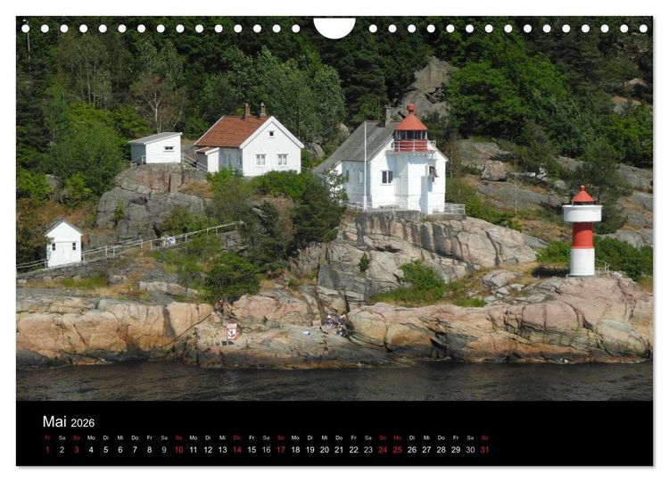 Produktbild: Norwegische Lichtblicke (Wandkalender 2026 DIN A4 quer), CALVENDO Monatskalender