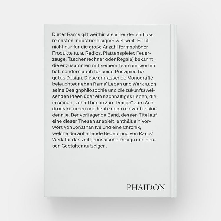 Produktbild: Dieter Rams: So wenig Design wie m&ouml;glich