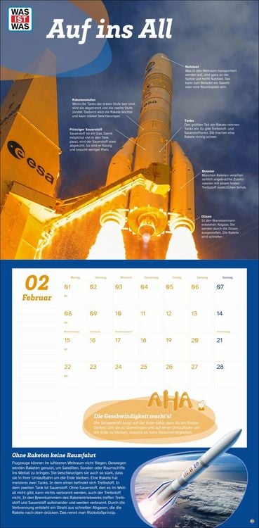 Produktbild: WAS IST WAS Entdecke das Weltall Broschurkalender 2027