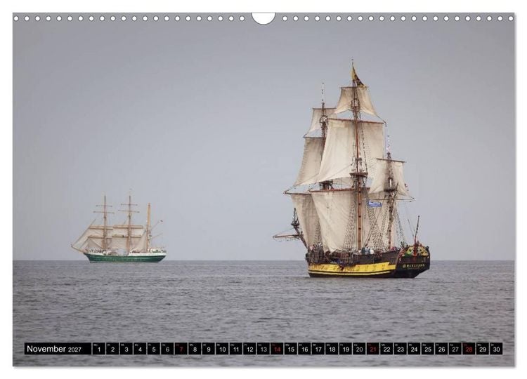Produktbild: Hanse Sail (Wandkalender 2027 DIN A3 quer), CALVENDO Monatskalender