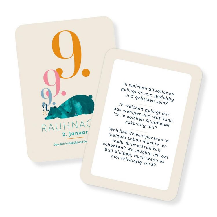 Produktbild: Rauhn&auml;chte - 12 Tage nur f&uuml;r dich - Das Kartenset
