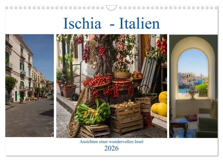 Produktbild: Ischia - Italien (Wandkalender 2026 DIN A3 quer), CALVENDO Monatskalender