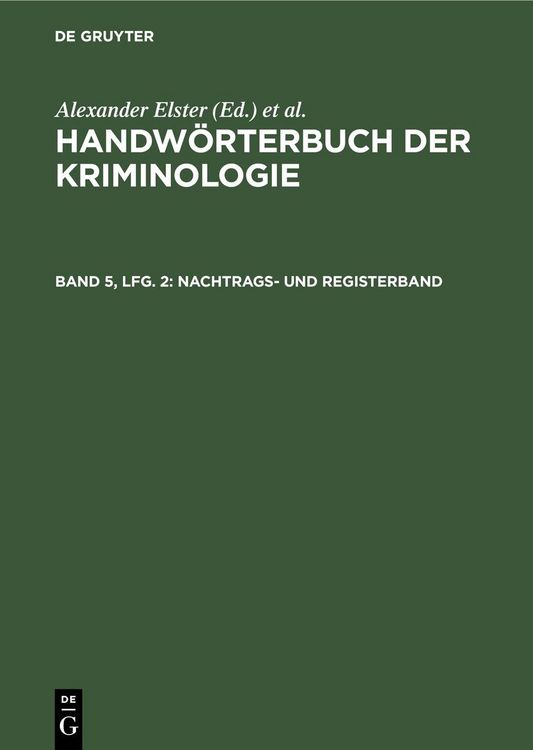 Produktbild: Nachtrags- und Registerband