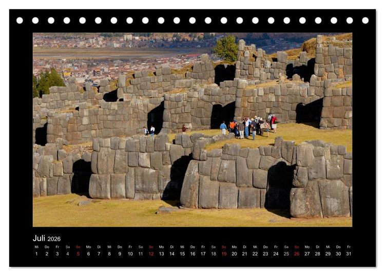Produktbild: Peru, die Inkas und ihre Ahnen (Tischkalender 2026 DIN A5 quer), CALVENDO Monatskalender