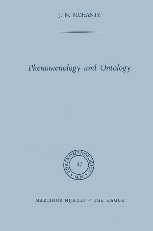Produktbild: Phenomenology and Ontology
