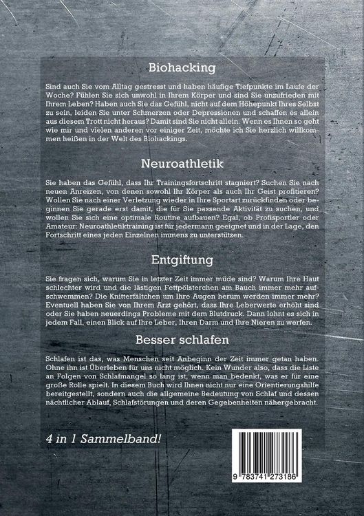 Produktbild: Die Kunst der Selbstoptimierung - 4 in 1 Sammelband: Biohacking | Neuroathletik | Entgiftung | Besser schlafen