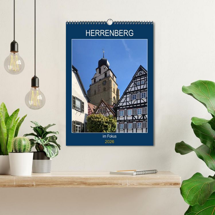 Produktbild: Herrenberg im Fokus (Wandkalender 2026 DIN A3 hoch), CALVENDO Monatskalender