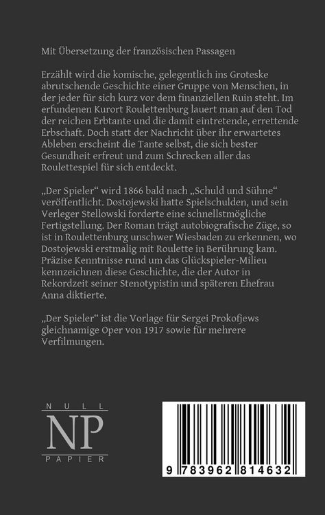 Produktbild: Der Spieler