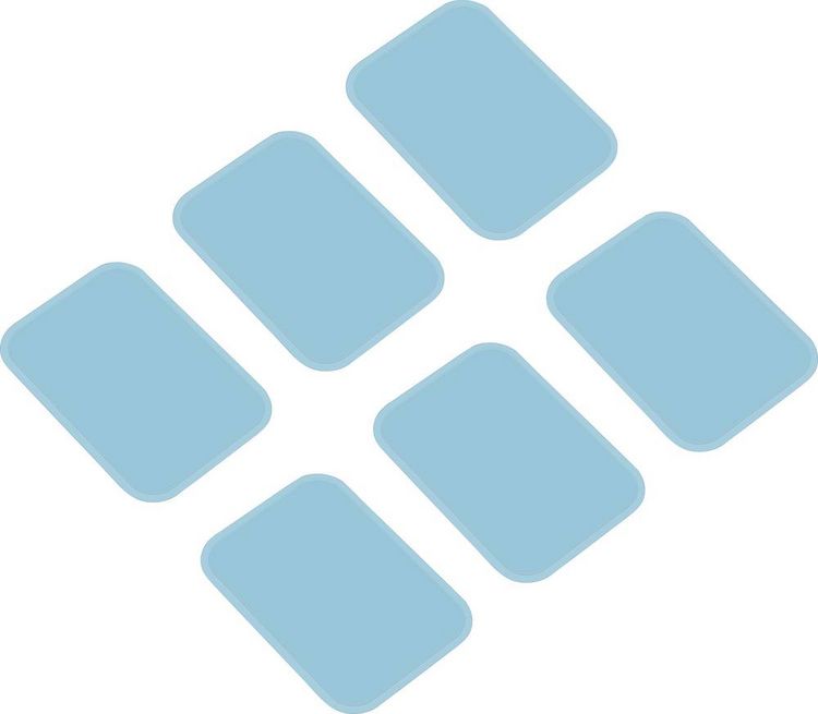 Produktbild: Beurer EM 55 Gel Pads Mini Pad Nachkauf-Set