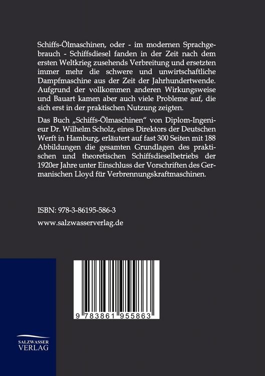 Produktbild: Schiffs-&Ouml;lmaschinen