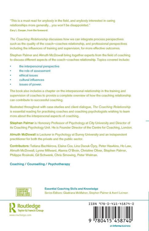 Produktbild: The Coaching Relationship